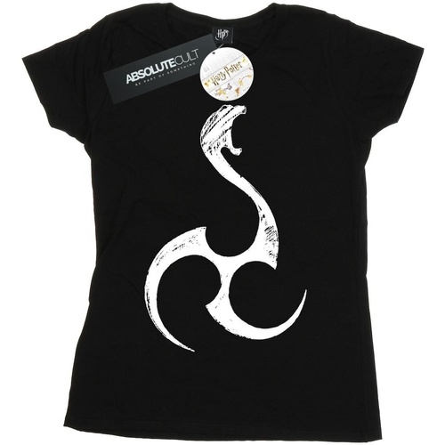 Abbigliamento Donna T-shirts a maniche lunghe Harry Potter Dark Arts Nero
