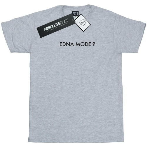 Abbigliamento Uomo T-shirts a maniche lunghe Disney The Incredibles Edna Mode Grigio
