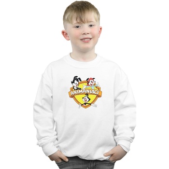Abbigliamento Bambino Felpe Animaniacs Logo Crest Bianco