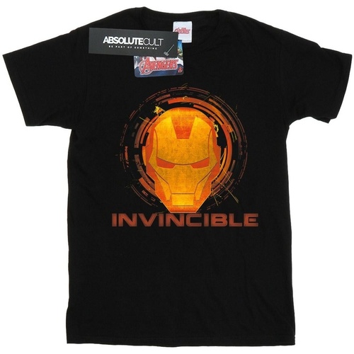 Abbigliamento Uomo T-shirts a maniche lunghe Marvel Iron Man Invincible Nero