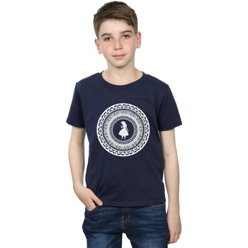 Abbigliamento Bambino T-shirt maniche corte Disney Alice In Wonderland Circle Blu