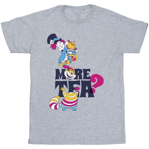 Abbigliamento Bambino T-shirt maniche corte Disney Alice In Wonderland More Tea Grigio