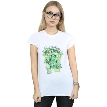 Abbigliamento Donna T-shirts a maniche lunghe Harry Potter Floo Powder Bianco