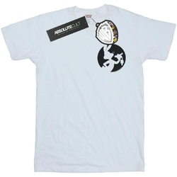 Abbigliamento Bambino T-shirt maniche corte Dessins Animés Bugs Bunny Silhouette Breast Print Bianco
