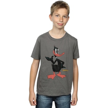 Abbigliamento Bambino T-shirt maniche corte Dessins Animés Daffy Duck Distressed Multicolore