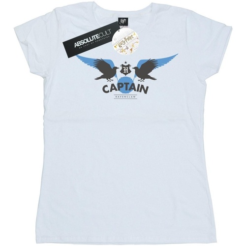 Abbigliamento Donna T-shirts a maniche lunghe Harry Potter Ravenclaw Captain Bianco