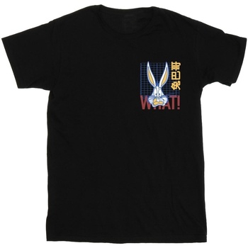 Abbigliamento Bambino T-shirt maniche corte Dessins Animés Bugs Bunny What Nero