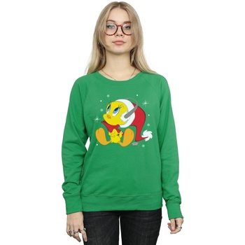Abbigliamento Donna Felpe Dessins Animés Christmas Tweety Verde