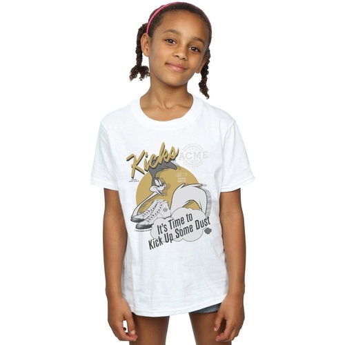 Abbigliamento Bambina T-shirts a maniche lunghe Dessins Animés BI24066 Bianco