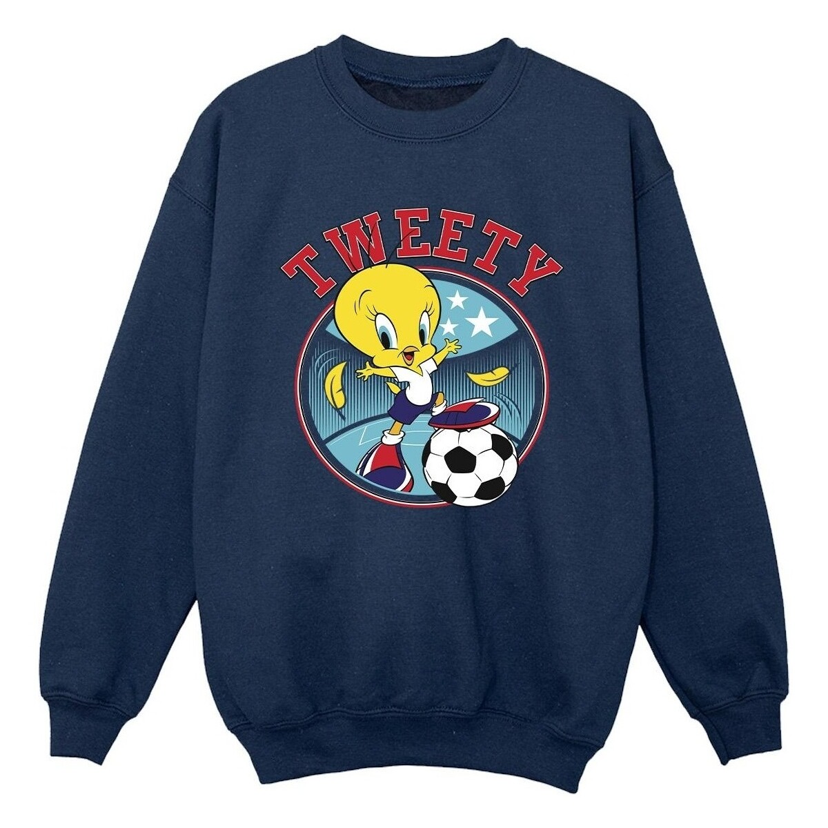 Abbigliamento Bambino Felpe Dessins Animés Tweety Football Circle Blu
