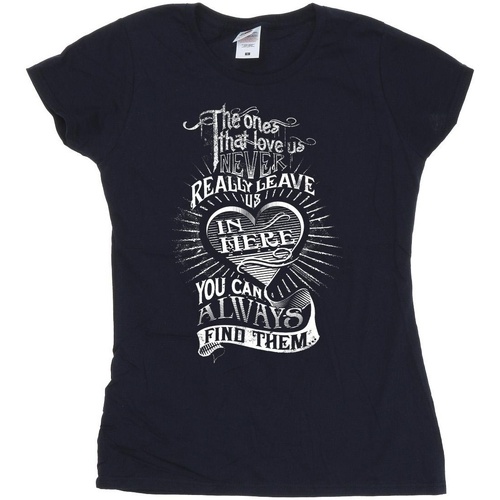 Abbigliamento Donna T-shirts a maniche lunghe Harry Potter The Ones That Love Us Blu