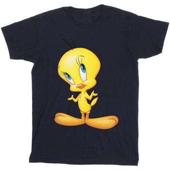 Abbigliamento Bambino T-shirt maniche corte Dessins Animés Tweety Standing Blu