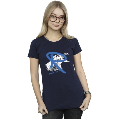 Abbigliamento Donna T-shirts a maniche lunghe Harry Potter Ravenclaw Pop Spray Blu
