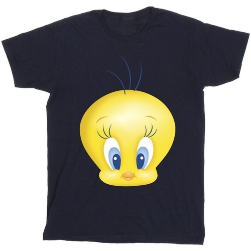 Abbigliamento Bambino T-shirt maniche corte Dessins Animés Tweety Face Blu