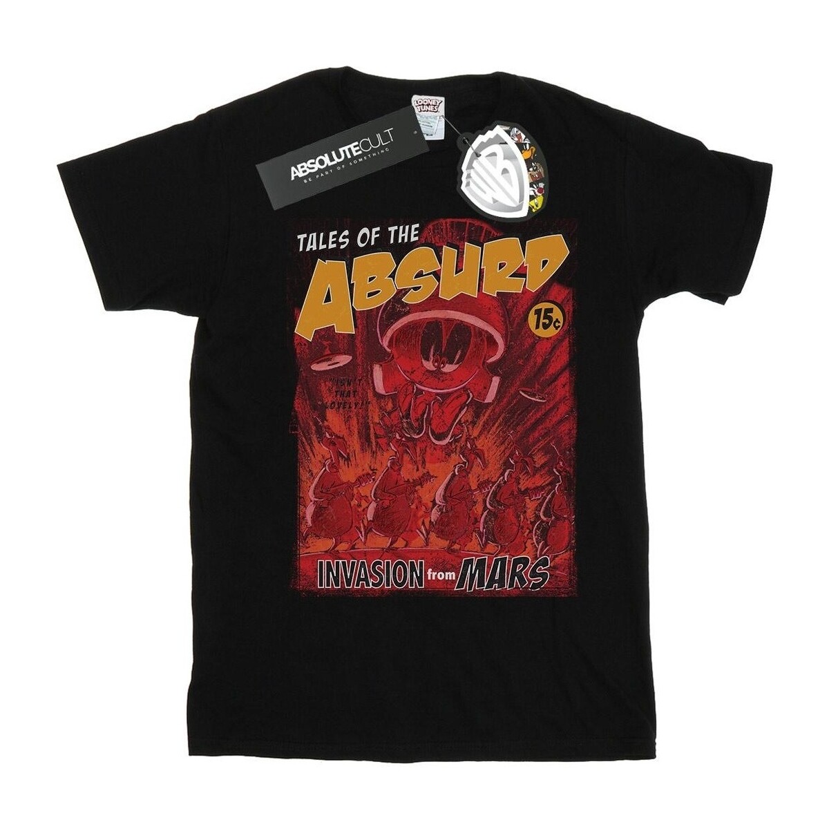 Abbigliamento Bambina T-shirts a maniche lunghe Dessins Animés Invasion From Mars Nero