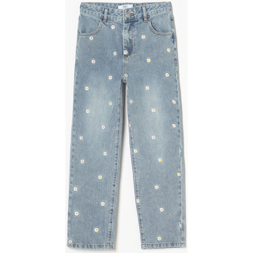 Abbigliamento Bambina Pantaloni Le Temps des Cerises Pantaloni dritto in jeans JENIGI Blu