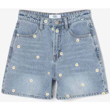 Abbigliamento Bambina Shorts / Bermuda Le Temps des Cerises Shorts in jeans CAMGI Blu