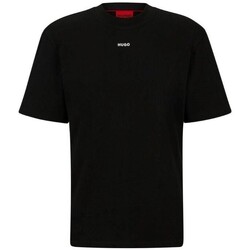 Abbigliamento Uomo T-shirt maniche corte BOSS 50488330 DAPOLINO Nero