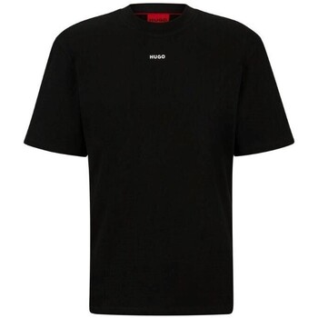 Abbigliamento Uomo T-shirt maniche corte BOSS 50488330 DAPOLINO Nero