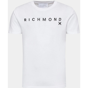 Abbigliamento Uomo T-shirt maniche corte Richmond X ATRMPN-41595 Bianco