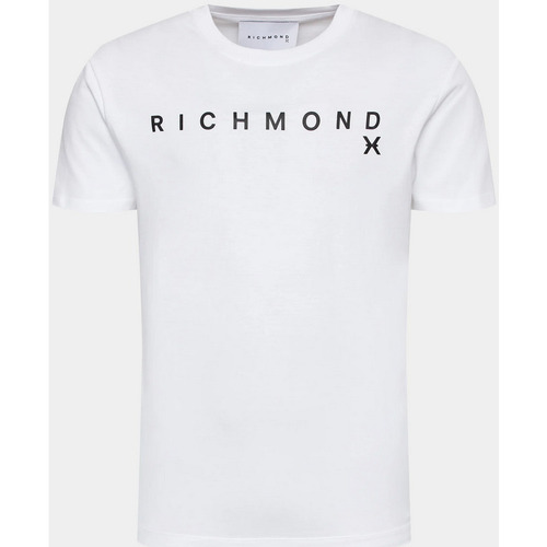 Abbigliamento Uomo T-shirt maniche corte Richmond X ATRMPN-41595 Bianco