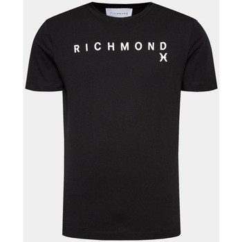 Abbigliamento Uomo T-shirt maniche corte Richmond X ATRMPN-41594 Nero