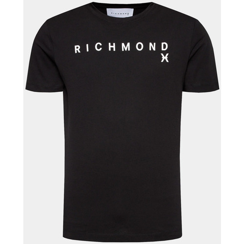 Abbigliamento Uomo T-shirt maniche corte Richmond X ATRMPN-41594 Nero