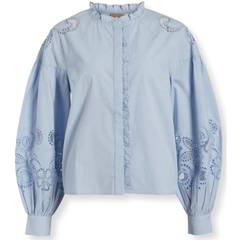Vila Faye Shirt L/S - Skyway Blu