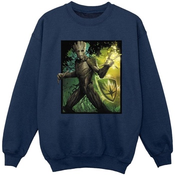 Abbigliamento Bambino Felpe Marvel Guardians Of The Galaxy Groot Forest Energy Blu