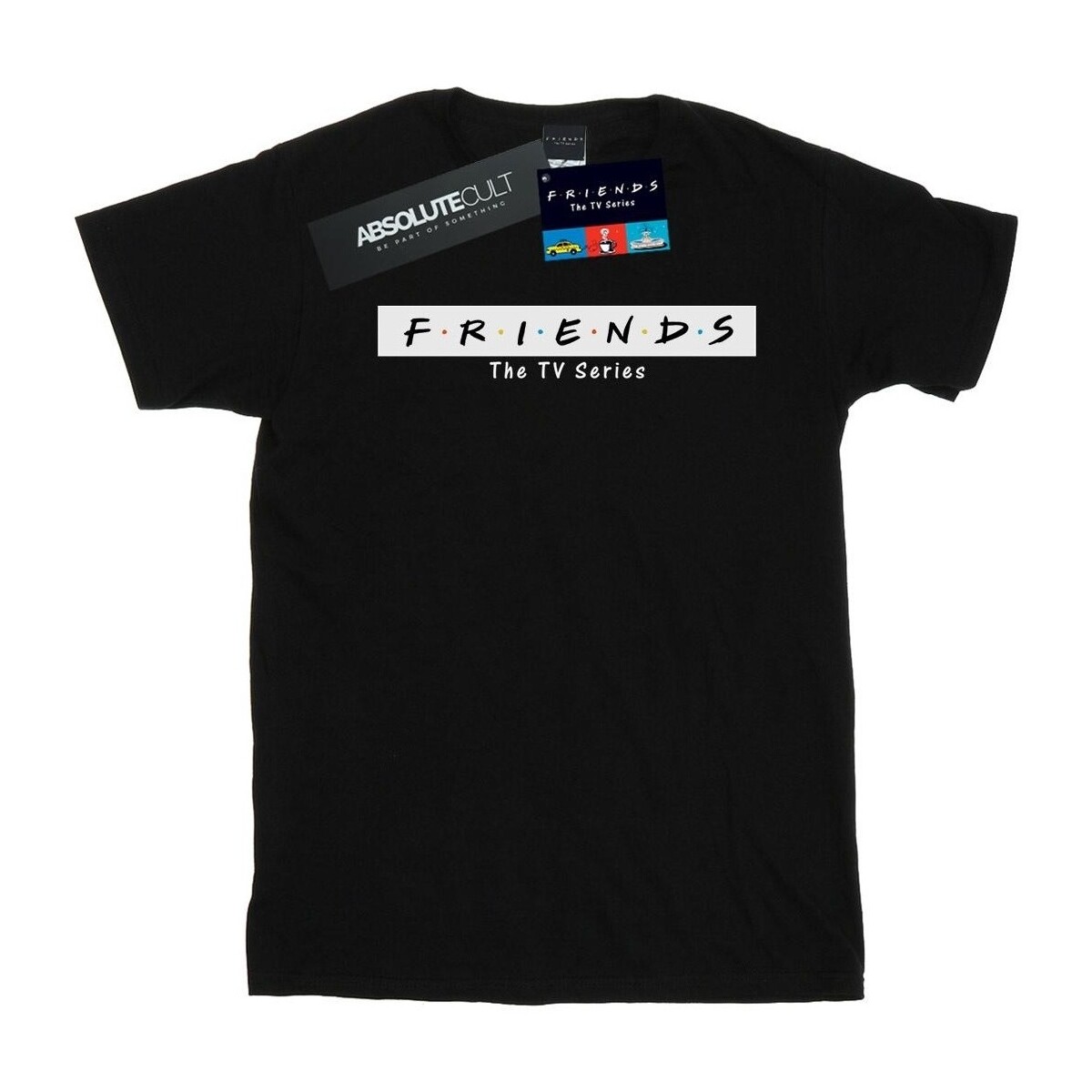 Abbigliamento Bambina T-shirts a maniche lunghe Friends Logo Block Nero