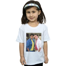 Abbigliamento Bambina T-shirts a maniche lunghe Friends 80's Ross And Chandler Bianco