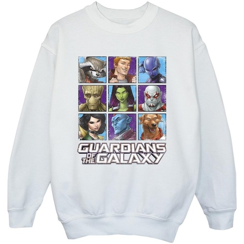 Abbigliamento Bambino Felpe Guardians Of The Galaxy Character Squares Bianco