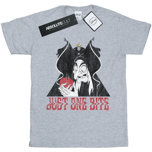 Abbigliamento Uomo T-shirts a maniche lunghe Disney Snow White Just One Bite Grigio