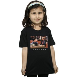 Abbigliamento Bambina T-shirts a maniche lunghe Friends Joey And Chandler Hats Nero