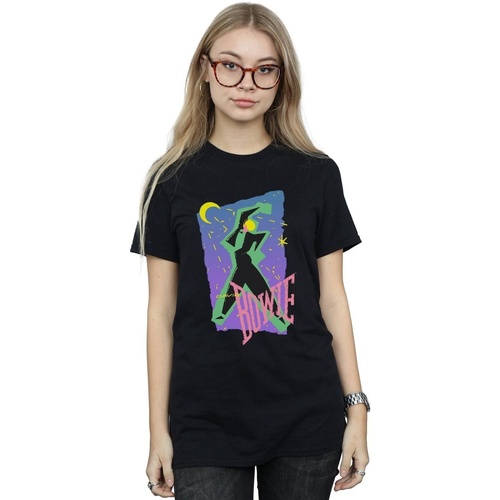 Abbigliamento Donna T-shirts a maniche lunghe David Bowie Moonlight Dance Nero