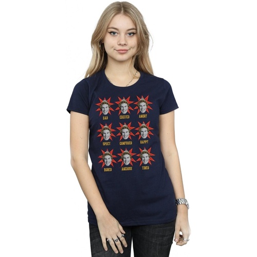 Abbigliamento Donna T-shirts a maniche lunghe Elf Buddy Moods Blu