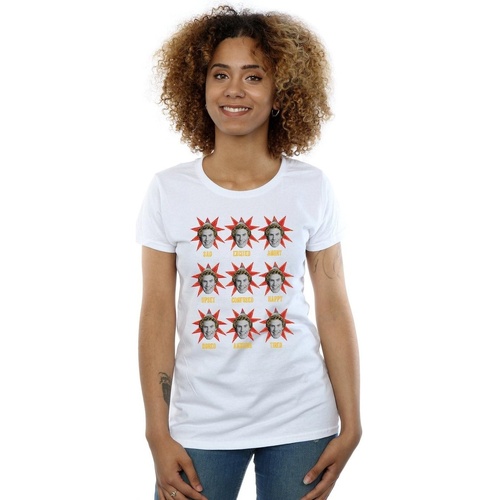 Abbigliamento Donna T-shirts a maniche lunghe Elf Buddy Moods Bianco