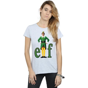 Abbigliamento Donna T-shirts a maniche lunghe Elf Buddy Logo Grigio