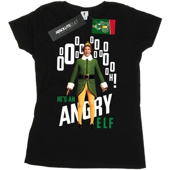 Abbigliamento Donna T-shirts a maniche lunghe Elf Angry Nero