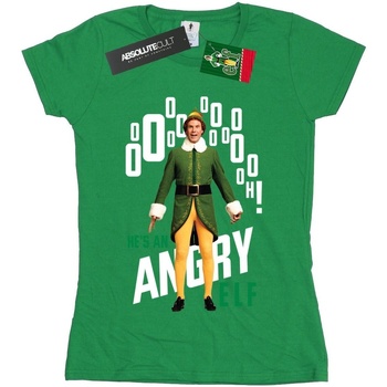 Abbigliamento Donna T-shirts a maniche lunghe Elf Angry Verde