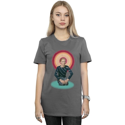 Abbigliamento Donna T-shirts a maniche lunghe David Bowie Kneeling Halo Multicolore