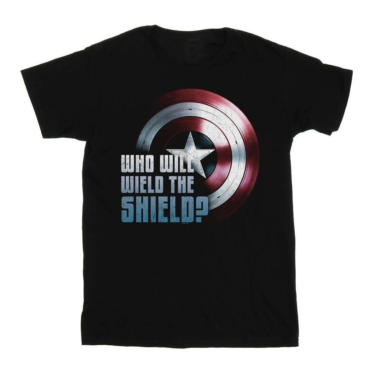 Abbigliamento Bambino T-shirt maniche corte Marvel The Falcon And The Winter Soldier Wield The Shield Nero