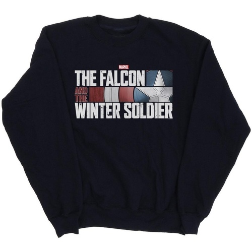 Abbigliamento Donna Felpe Marvel The Falcon And The Winter Soldier Logo Blu