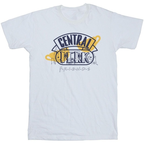Abbigliamento Bambina T-shirts a maniche lunghe Friends Central Perk Bianco