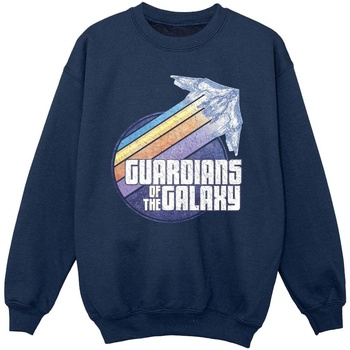 Abbigliamento Bambina Felpe Guardians Of The Galaxy Badge Rocket Blu