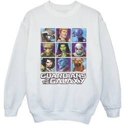 Abbigliamento Bambina Felpe Guardians Of The Galaxy Character Squares Bianco