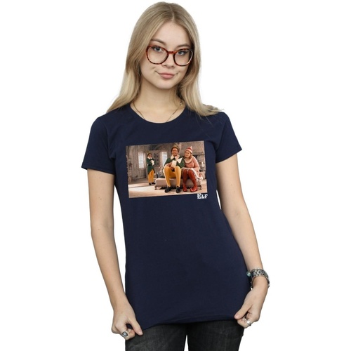Abbigliamento Donna T-shirts a maniche lunghe Elf Family Blu