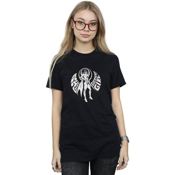 Abbigliamento Donna T-shirts a maniche lunghe Dc Comics Batgirl Gotham Girl Nero
