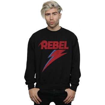 Abbigliamento Uomo Felpe David Bowie Distressed Rebel Nero