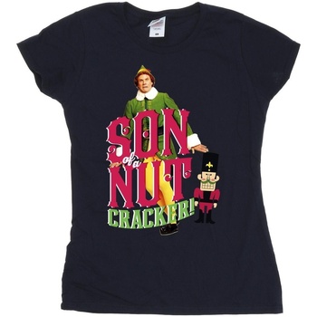 Abbigliamento Donna T-shirts a maniche lunghe Elf Son Of A Nutcracker Blu
